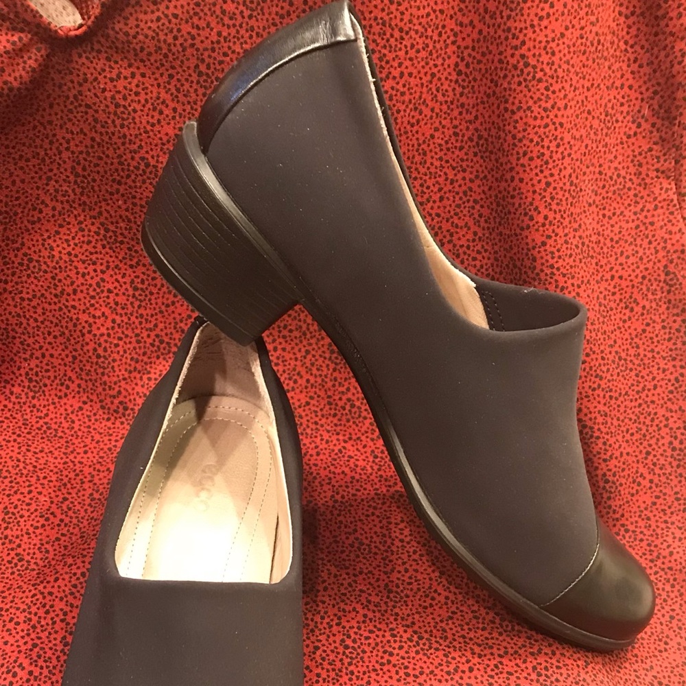 Ecco Black Slip On